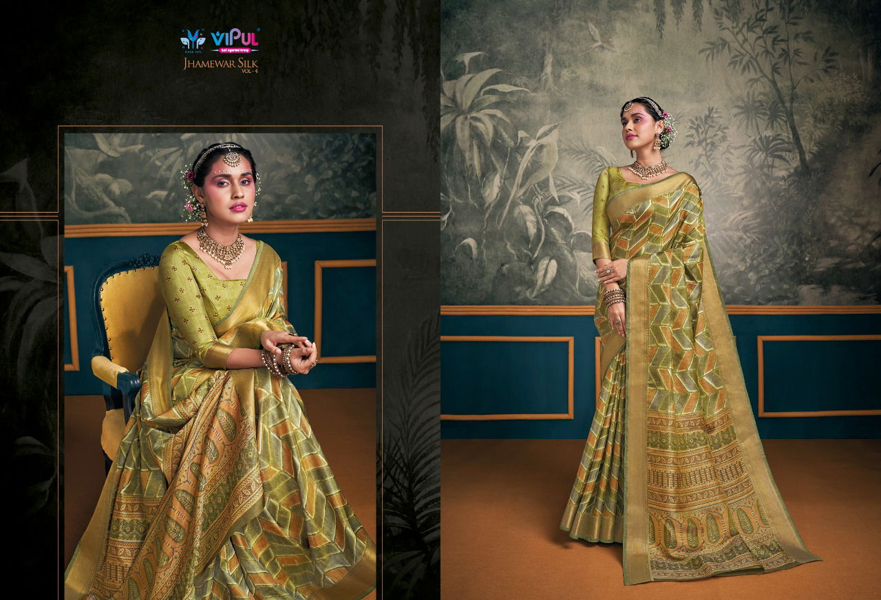 Vipul Jhamewar silk Festive Wear Wholesale Silk Saree Catalog